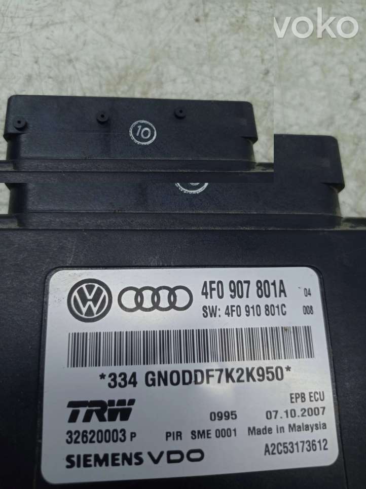 Audi A6 (2004 - 2008)  4F0907801A Блок управления тормозной системы