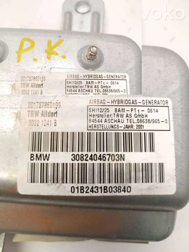 BMW 7 E65 E66 (2001 - 2008)  001787860199 Подушка безопастности передней двери