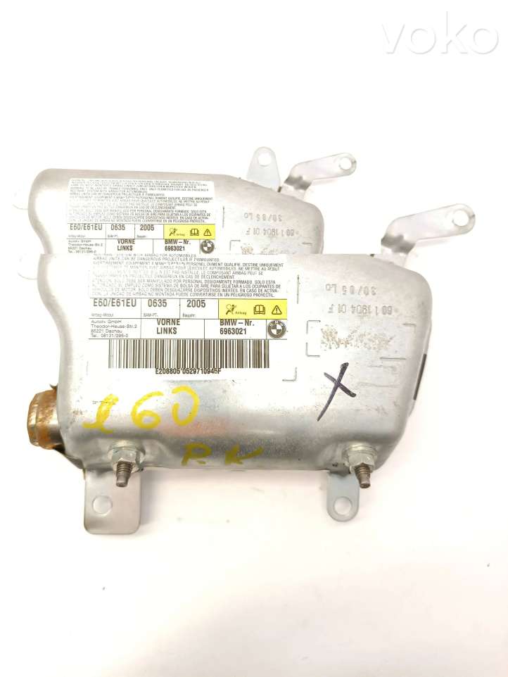 BMW 5 E60 E61 (2004 - 2010)  6963021 Подушка безопастности передней двери