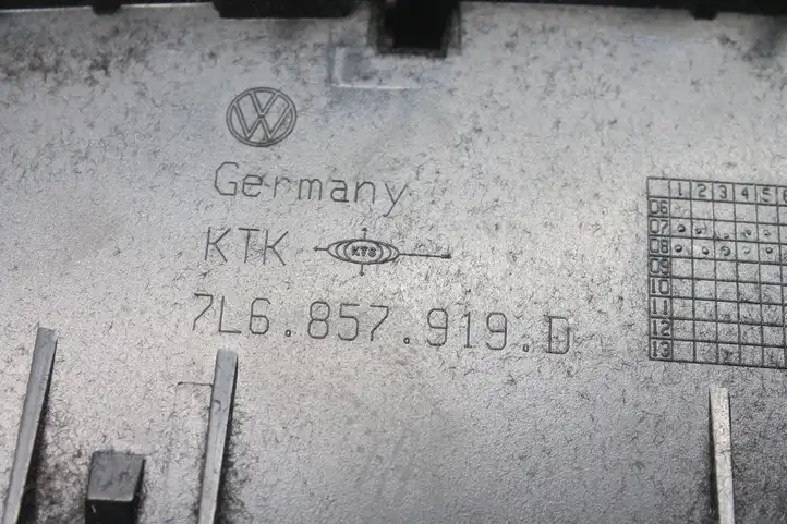 Volkswagen Touareg I (2002 - 2010) 7L6857919B Вещевой ящик — фото 6