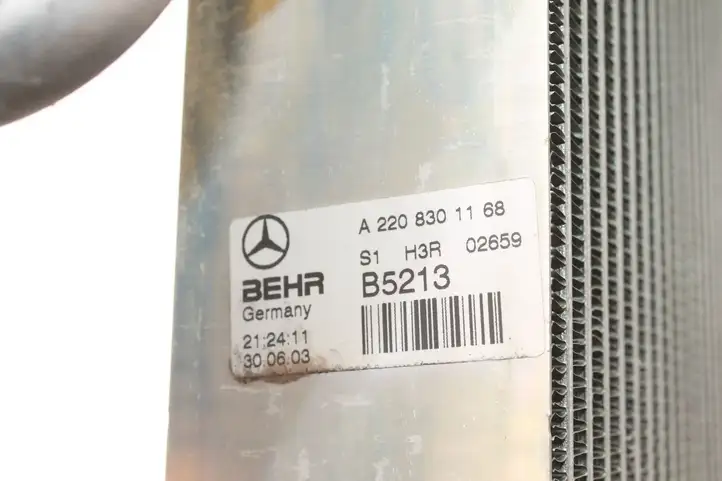 Mercedes-Benz S W220 (1998 - 2006) A2208301168 Испаритель кондиционера — фото 6