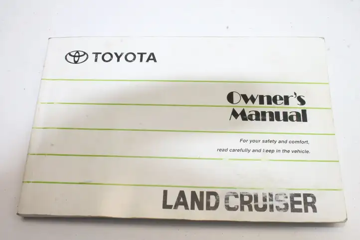 Toyota Land Cruiser (HDJ90) (1996 - 2002) 0199960925 Руководство пользователя — фото 3