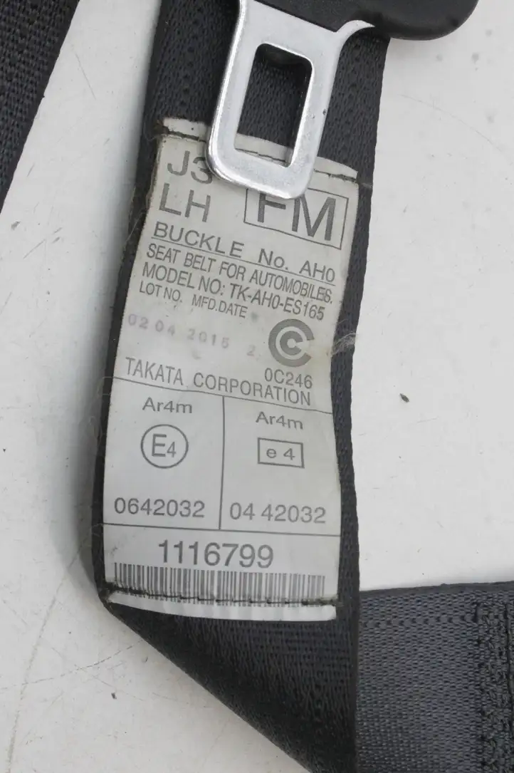 Subaru Forester SJ (2013 - 2018) TKAH0ES165 Задний ремень безопасности — фото 6