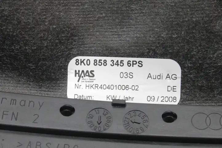 Audi A4 S4 B8 8K (2007 - 2011) 8K0858345 Обшивка рулевой колонки — фото 8