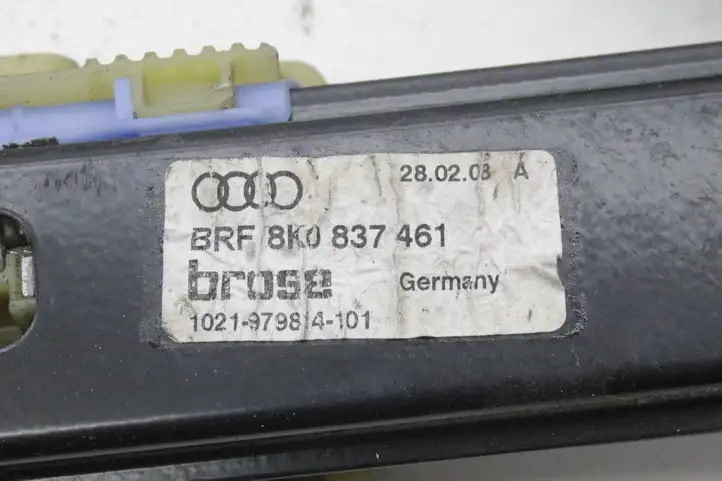 Audi A4 S4 B8 8K (2007 - 2011) 8K0837461 Электростеклоподъемник передний (комплект) — фото 2
