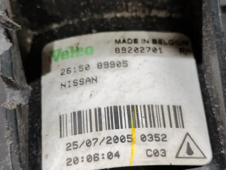 Nissan Micra (2008 - 2010) 2615089905 Передняя противотуманная фара — фото 4