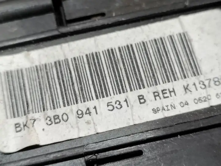 Skoda Fabia Mk2 (5J) (2007 - 2014) 3B0941531B Включатель фонарей — фото 4