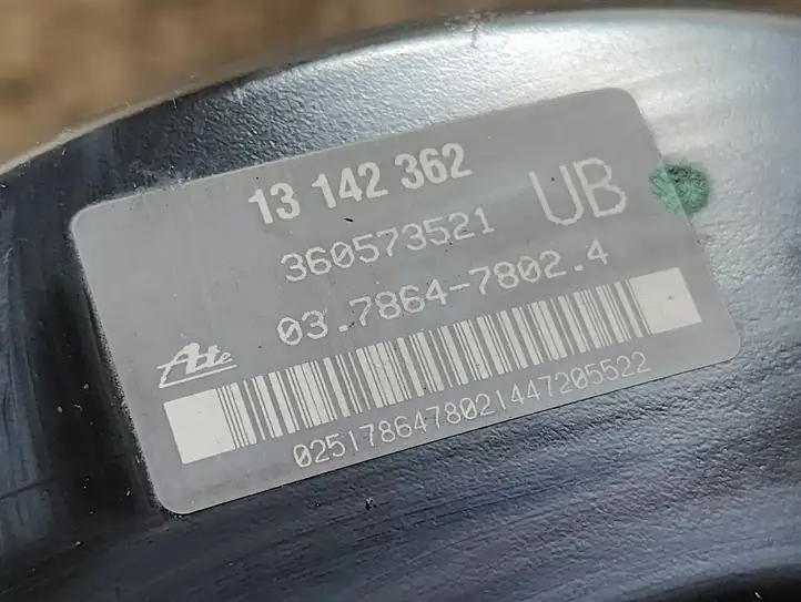Opel Astra H (2004 - 2009) 13142362 Вакуумный усилитель тормозов — фото 3
