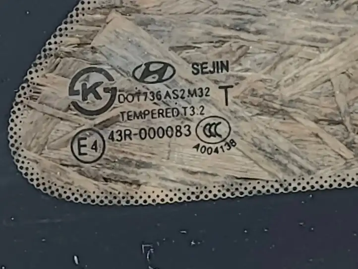 Hyundai i40 (2011 - ) 878203Z000 Заднее боковое стекло — фото 3