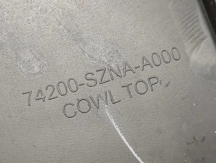 Acura ZDX (2009 - 2013) 74200SZNAA000 Жабо стеклоочистителей — фото 3