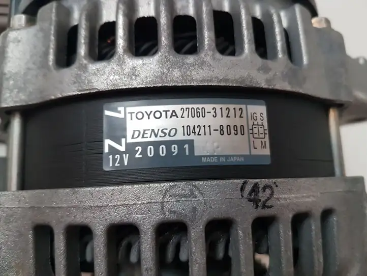 Lexus GS 250 300 350 300h 450h (2015 - 2020) 2706031212 Генератор — фото 9