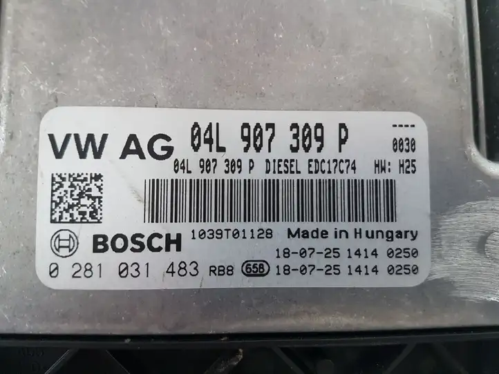 Volkswagen Tiguan (2016 - 2020) 04L907309P Блок управления двигателем (ЭБУ) — фото 3