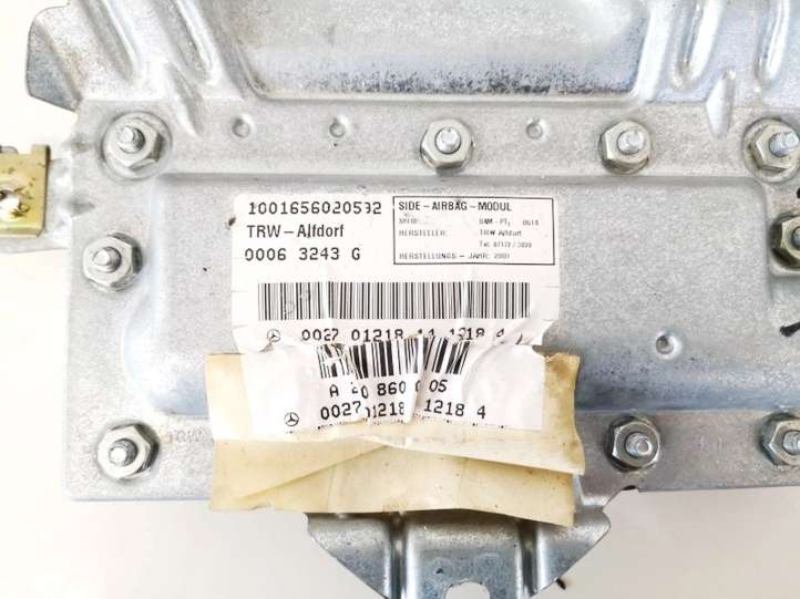 Mercedes-Benz S W220 (1998 - 2006)  a2208600405 Подушка безопастности передней двери