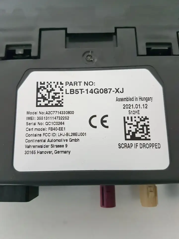 Ford Puma (2019 - ) LB5T14G087XJ Bluetooth модуль — фото 6