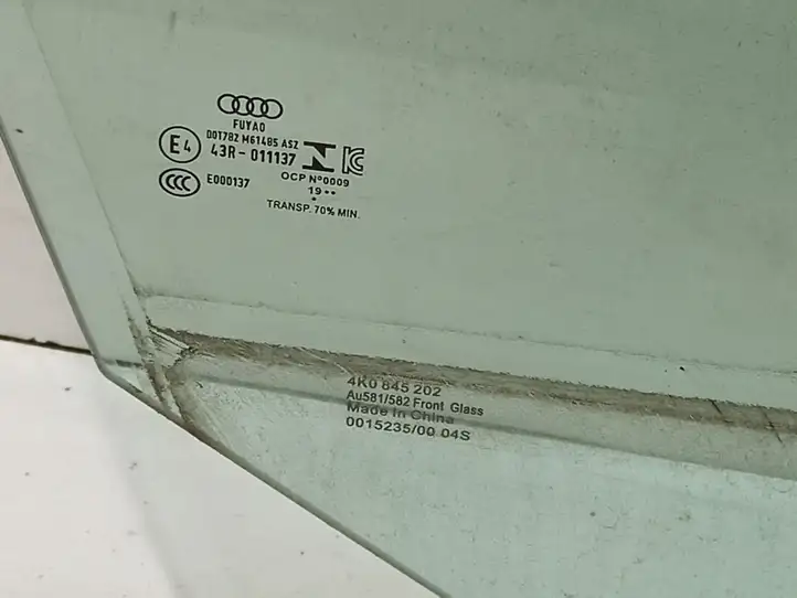 Audi A6 S6 C8 4K (2018 - ) 4K0845202 Стекло передней двери — фото 2