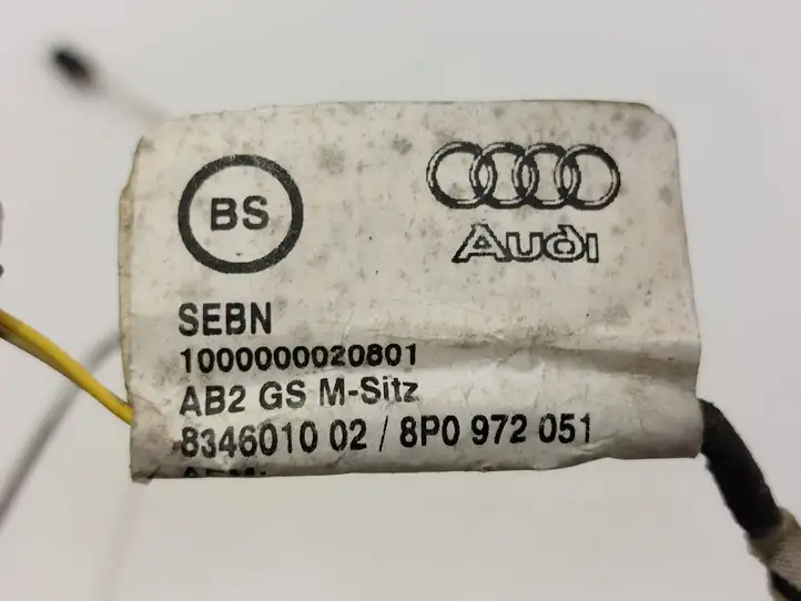 Audi A3/S3 8P (2008 - 2013) 8P0972051 Проводка сиденья — фото 2