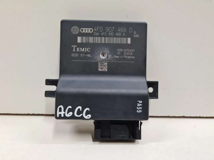 4F0907468D Audi A6 S6 C6 4F Gateway valdymo modulis