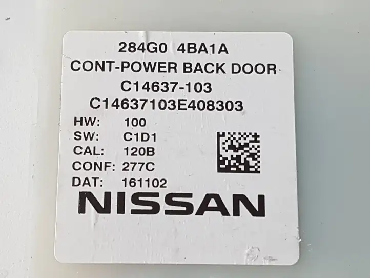 Nissan X-Trail T32 (2014 - 2021) C14637103 Блок управления крышкой багажника — фото 2