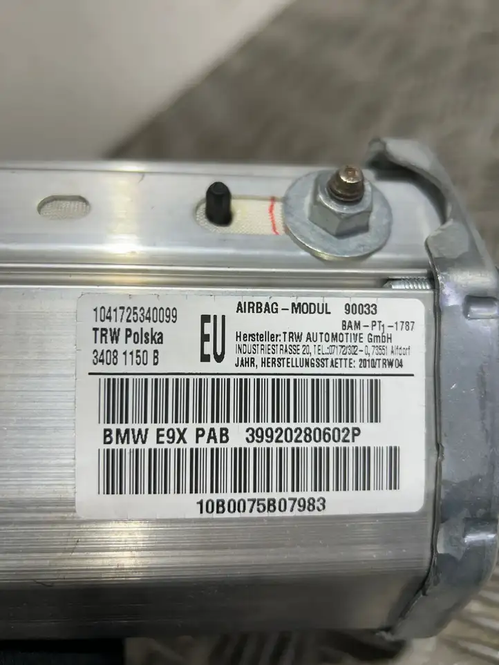 BMW 3 E90 E91 (2005 - 2012) 39920280602P Подушка безопасности пассажира — фото 3