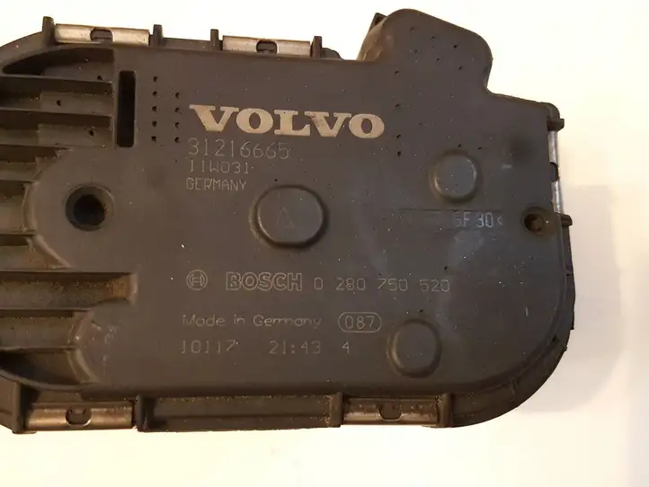 Volvo XC70 (2007 - 2013) 0280750520 Дроссельная заслонка — фото 2
