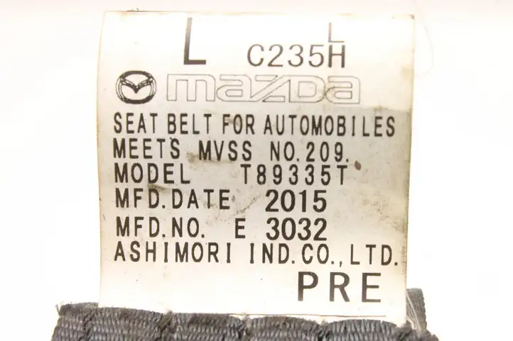 Mazda 5 (2010 - 2016) C235H Передний ремень безопасности — фото 6