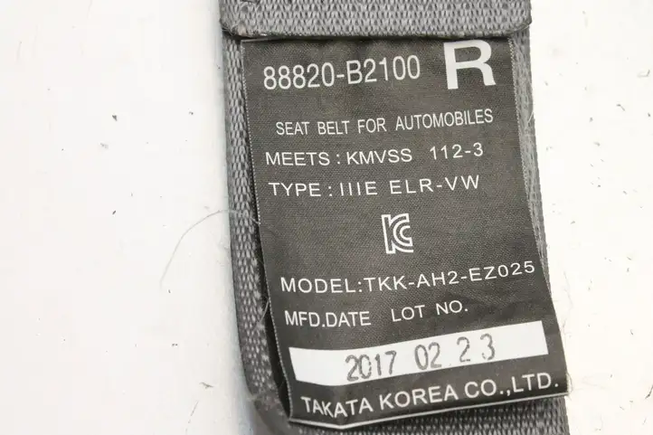 Kia Soul (2016 - 2019) 88820B2100 Передний ремень безопасности — фото 5