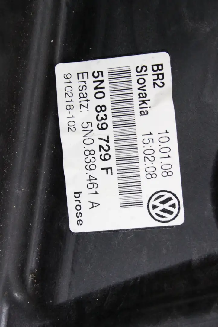 Volkswagen Tiguan (2007 - 2011) 5N0839729F Стеклоподъемник передней двери (комплект) — фото 6