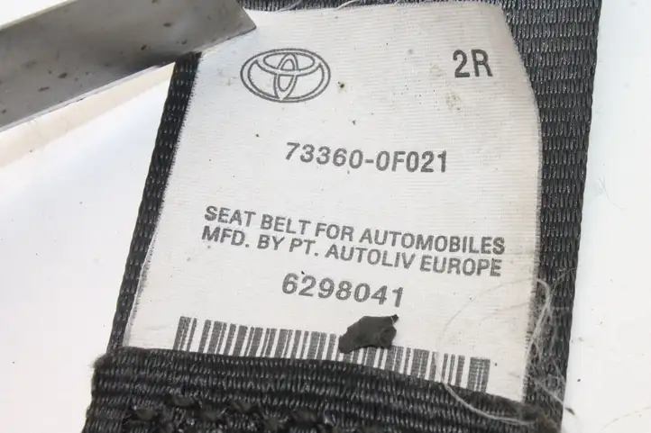 Toyota Verso (2012 - 2015) 733600F021 Задний ремень безопасности — фото 6