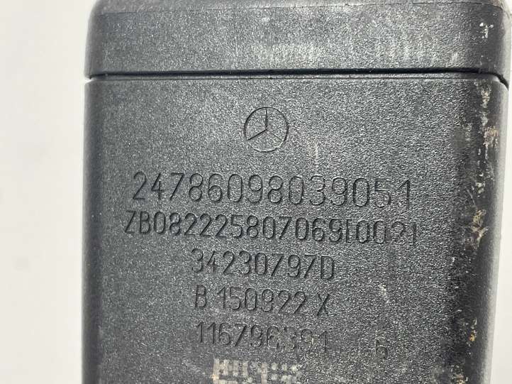 Mercedes-Benz GLA H247 (2020 - )  A2478609803 Задний средний замок ремня