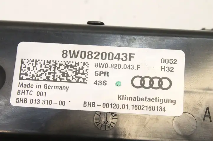 Audi A4 S4 B9 (2015 - 2019) 8W0820043F Управление климат контролем — фото 7