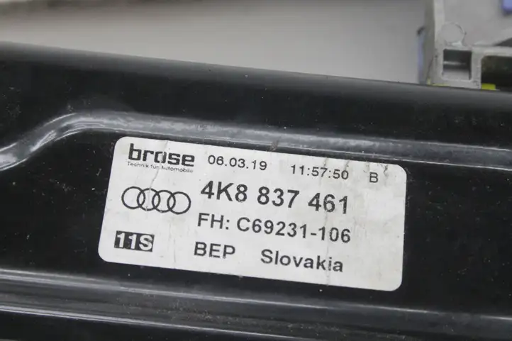 Audi A7 S7 4K8 (2018 - ) 4K8837461 Электростеклоподъемник передний (комплект) — фото 5