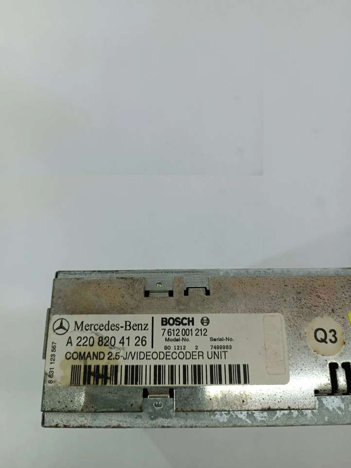 Mercedes-Benz CL C215 (2000 - 2006)  A2208204126 Модуль управления видео