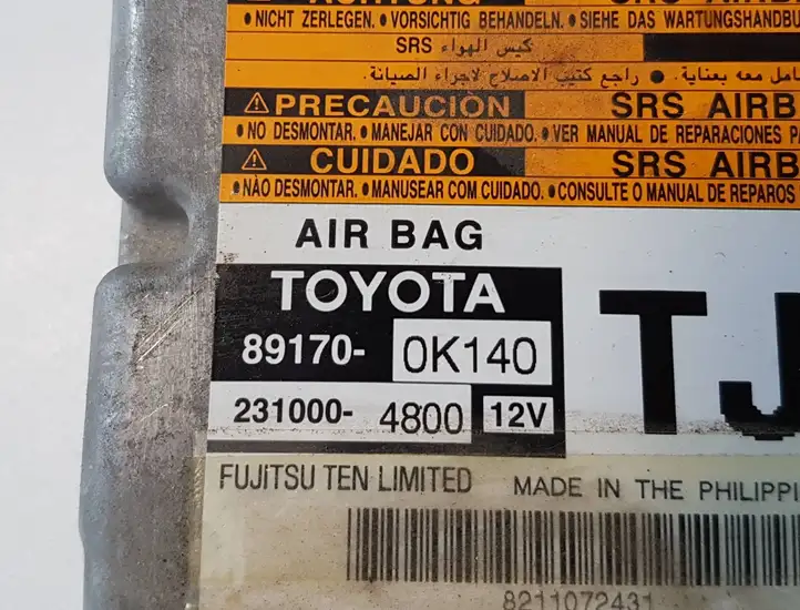 Toyota Hilux (AN10, AN20, AN30) (2008 - 2011) 891700K140 Блок управления SRS — фото 2