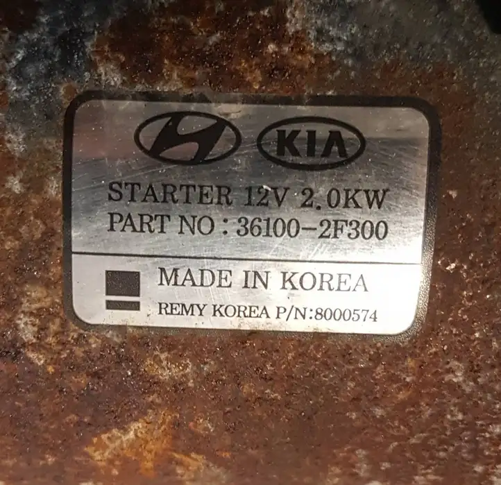 Kia Sportage (2014 - 2016) 361002F300 Стартер — фото 2