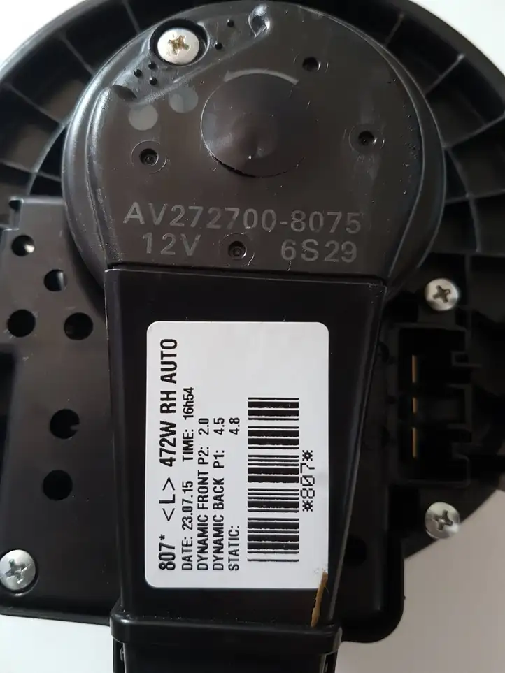 Toyota Auris E180 (2012 - 2018) AV2727008075 Вентилятор печки — фото 6
