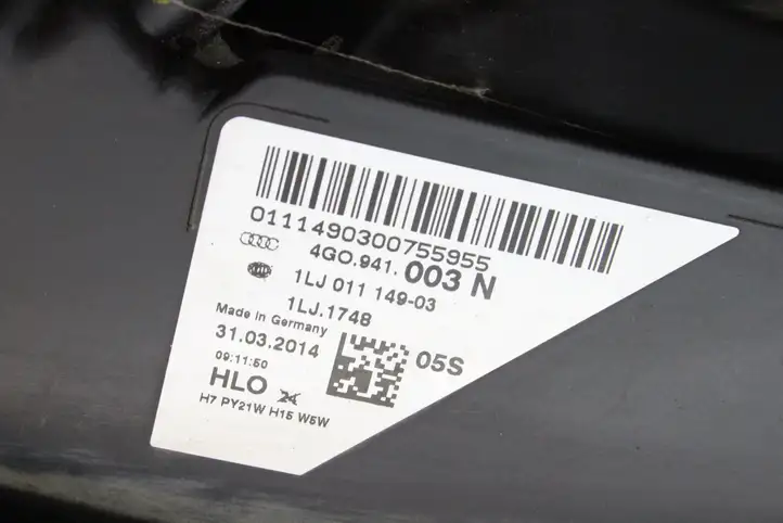 Audi A6 C7 (2011 - 2014) 4G0941003N Передняя фара — фото 7