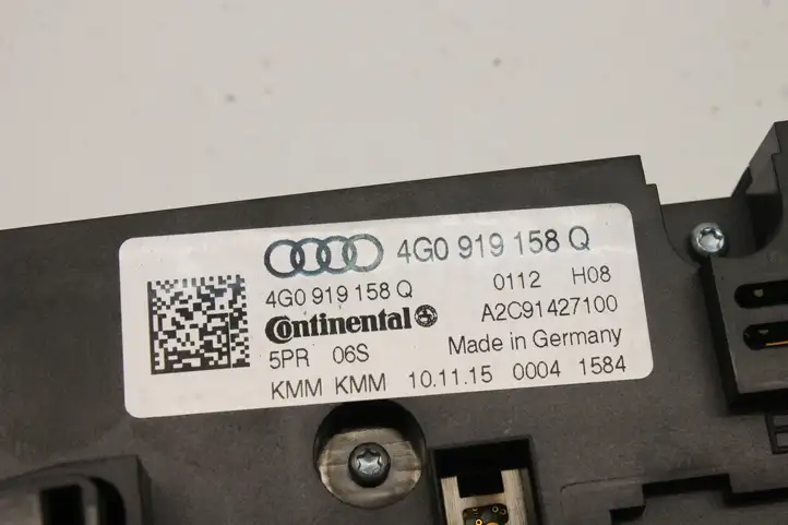 Audi A6 C7 (2014 - 2018) 4G0919158Q Управление климат контролем — фото 5