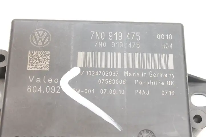 Volkswagen Sharan (2010 - 2015) 7N0919475 Блок управления парктрониками — фото 5