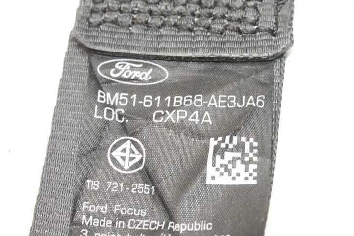 Ford Focus (2011 - 2015) BM51611B68AE Задний ремень безопасности — фото 5
