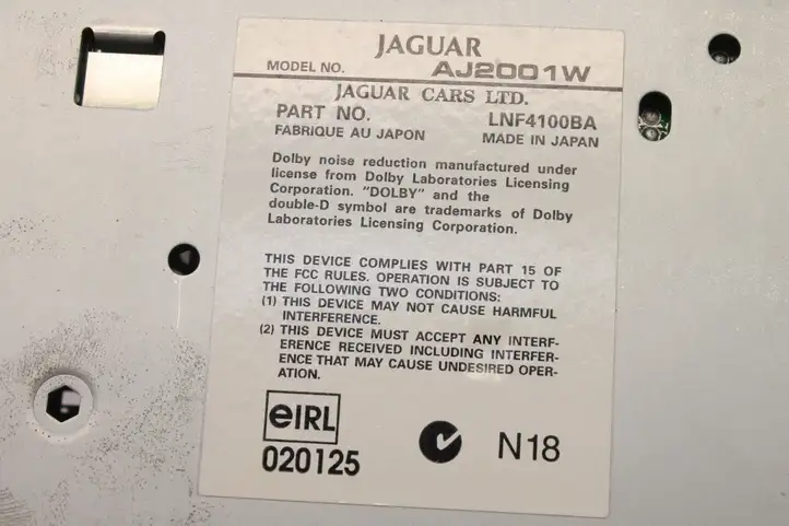 Jaguar XJ X308 (1998 - 2002) LNF4100BA Магнитола / мультимедийная система — фото 9