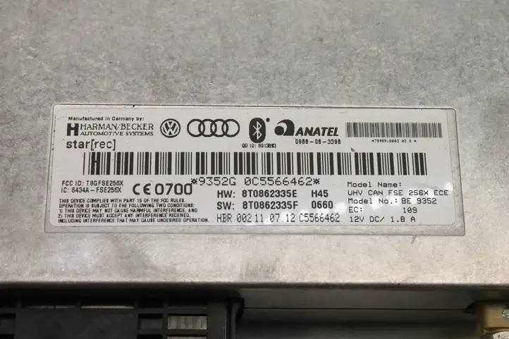 Audi A5 8T 8F (2011 - 2016) 8T0862335E Bluetooth модуль — фото 6