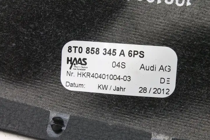 Audi A5 8T 8F (2011 - 2016) 8T0858345A Обшивка рулевой колонки — фото 5