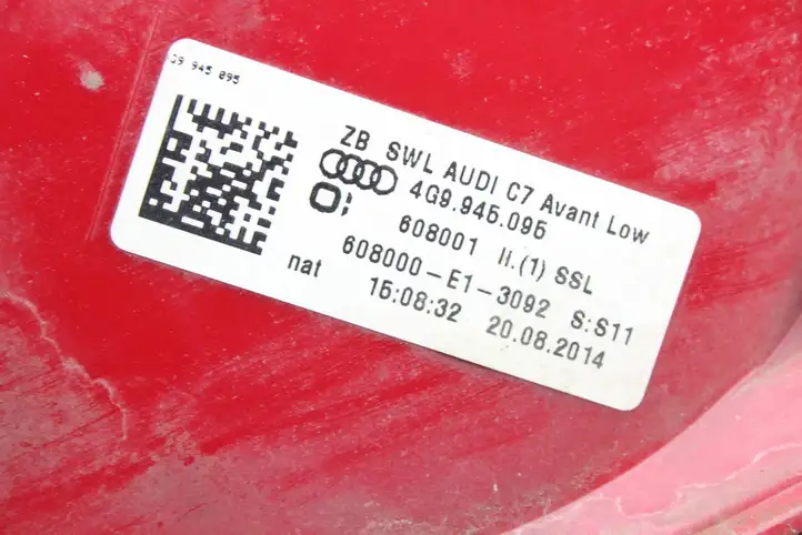 Audi A6 C7 (2011 - 2014) 4G9945095 Задний фонарь в кузове — фото 8