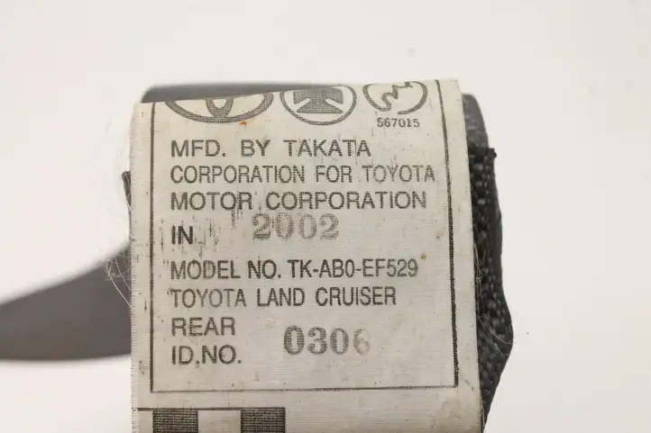 Toyota Land Cruiser (HDJ90) (1996 - 2002) TKAB0EF529 Задний ремень безопасности — фото 5
