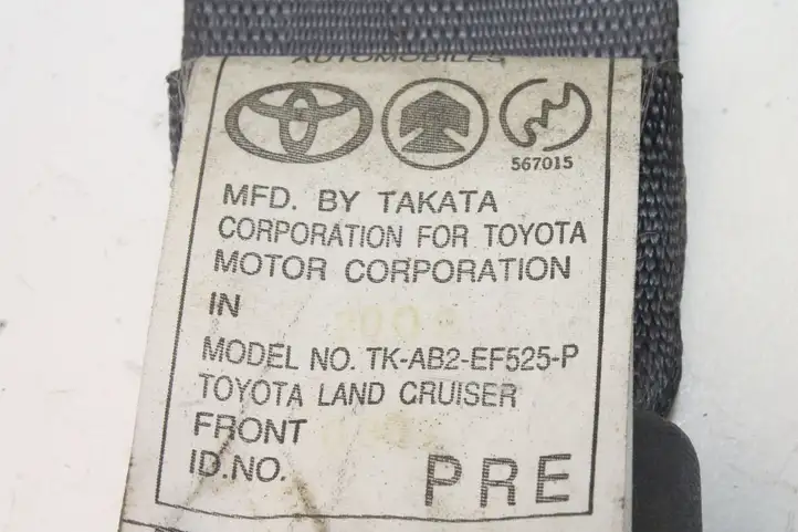 Toyota Land Cruiser (HDJ90) (1996 - 2002) TKAB2EF525P Передний ремень безопасности — фото 7