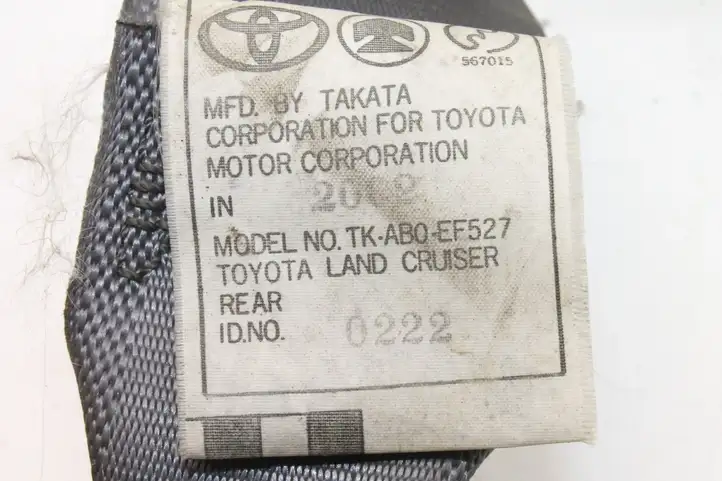 Toyota Land Cruiser (HDJ90) (1996 - 2002) TKAB0EF527 Задний ремень безопасности — фото 5