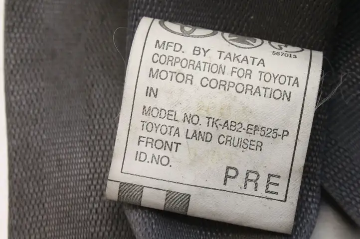 Toyota Land Cruiser (HDJ90) (1996 - 2002) TKAB2EF525P Передний ремень безопасности — фото 5