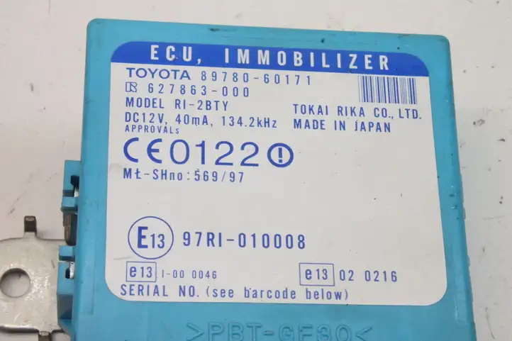 Toyota Land Cruiser (HDJ90) (1996 - 2002) 8978060171 Блок иммобилайзера — фото 5