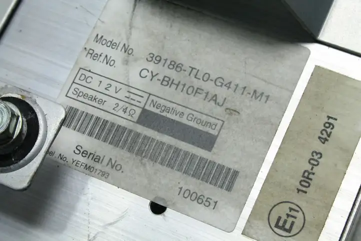 Honda Accord (2008 - 2016) 39186TL0G411M1 Усилитель звука — фото 3