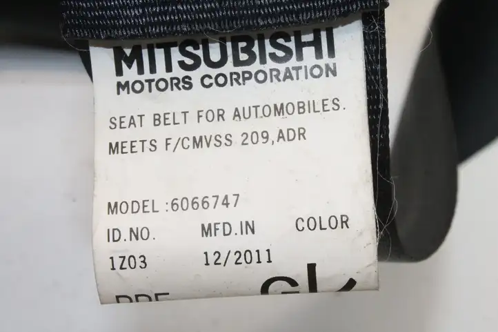 Mitsubishi Outlander (2007 - 2012) 6066747 Передний ремень безопасности — фото 5